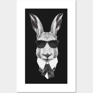 Rabbit In Black Posters and Art